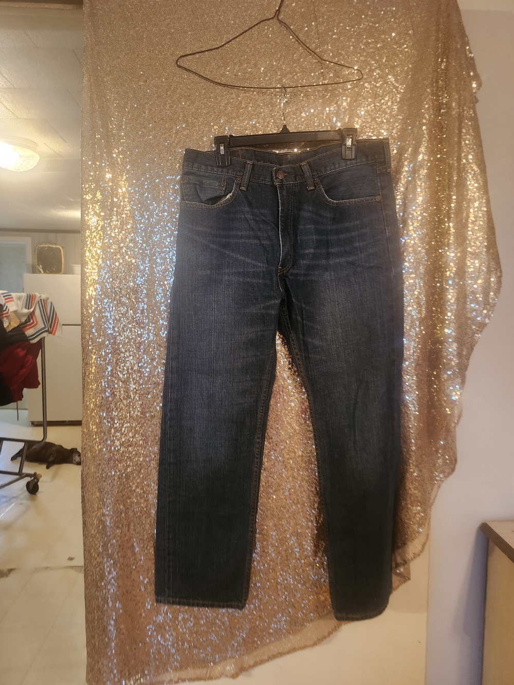Levi's Men's Straight Jeans in Faded Blue